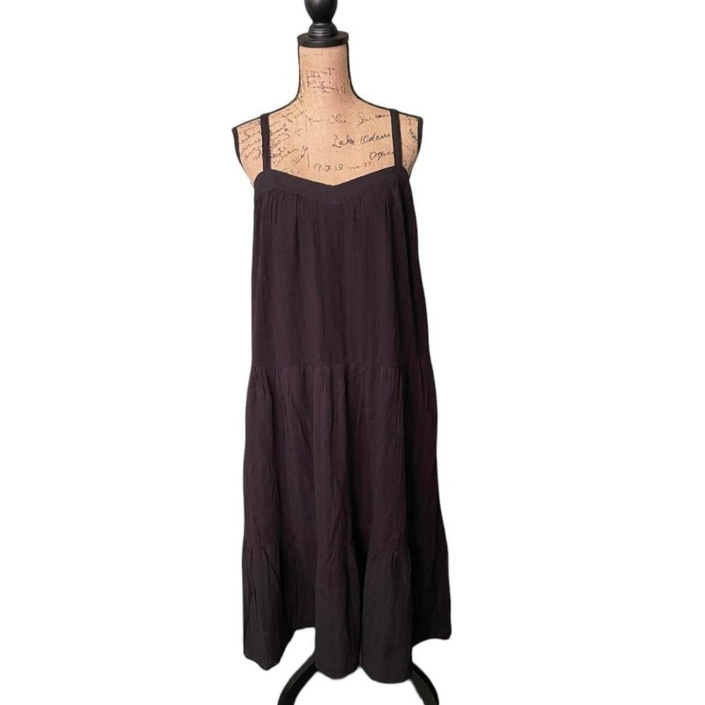 Womens Knox Rose Black Midi Dress L/*XL